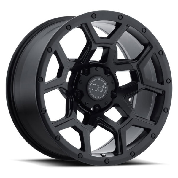 Black Rhino Overland Matt Black 18×8 5×127 30P