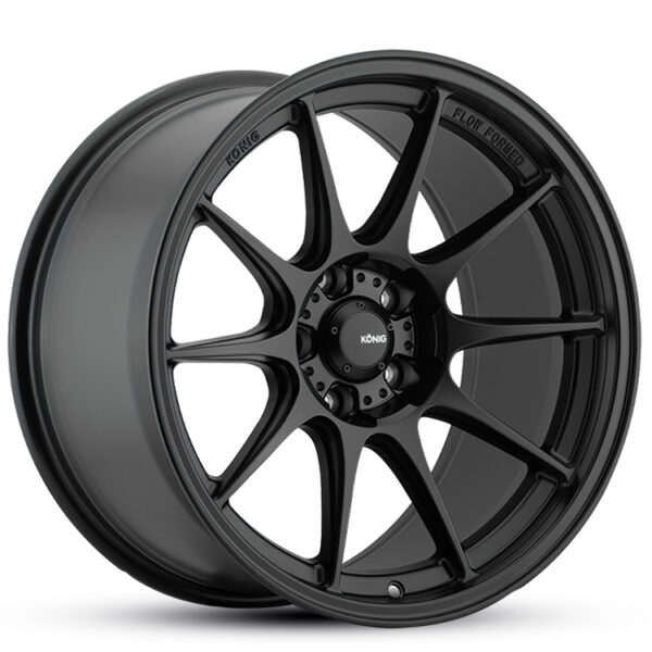 Konig Dekagram 40 SEMI-MATT BLACK 17×8 5×100 40P