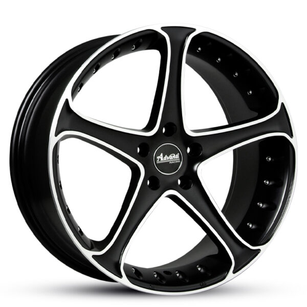 Advanti Racing Gauntlet 30 SATIN BLACK 17×8 5×114.3,5×115 30P