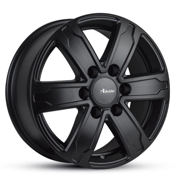 Advanti Racing Tungsten +45 MATT BLACK 16×7 6×130 45P