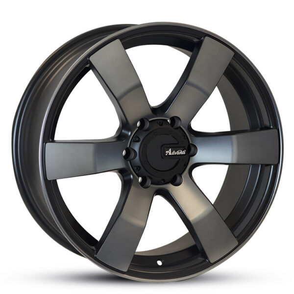 Advanti Racing Typhoon 30 SATIN BLACK 18×8 6×139.7 30P