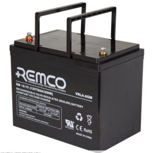 Remco AGM Deep Cycle Battery RM12-75DC