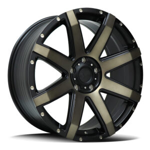 DTM Hd Stiletto SATIN BLACK 20×8.5 5×127 30P