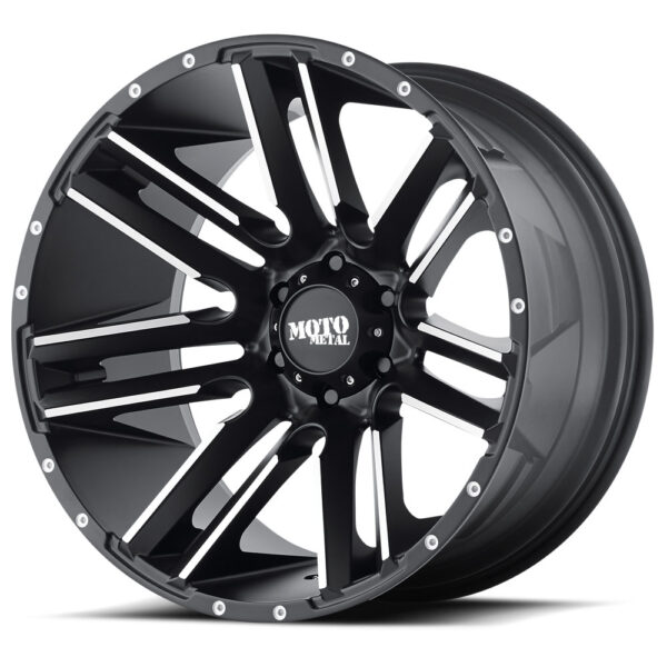 Moto Metal MO978 | Razor BLACK MILLED 20×9 8×180 18P