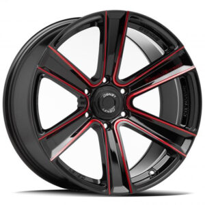 Lenso Rtk | Road & Terrain BLACK RED 20×9.5 6×139 20P