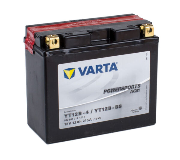 Varta Powersports Battery YTX12-4