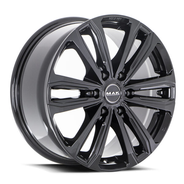 Mak SAFARI6 Gloss Black 18×8 6×130 53P