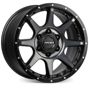 ROH Alloy Trophy Matt Black 17×9 5×127 30P