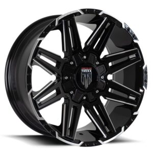 American Truxx Boom Gloss Black 20×9 5×127 -12P