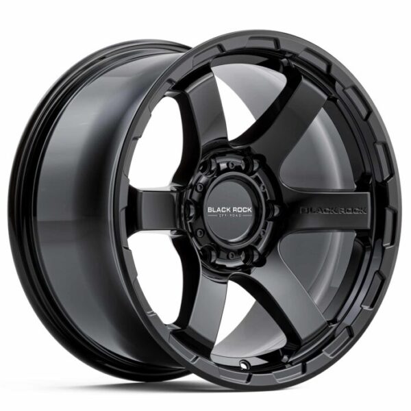 Black Rock Grip GLOSS BLACK 20x9 6x139.7 0PP