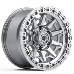Black Rock Cage SILVER MACHINED 17x9 6x139.7 12PP