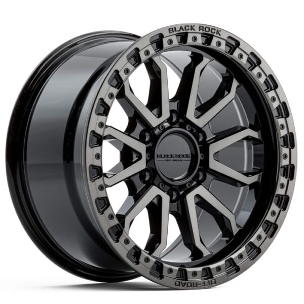 Black Rock Cobra GLOSS BLACK 20x9 6x139.7 20PP