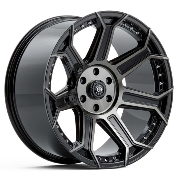 Black Rock Havoc GLOSS BLACK 22x10 6x139.7 10PP