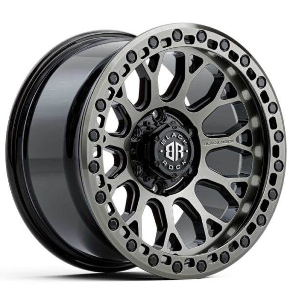 Black Rock Spider GLOSS BLACK 18x9 6x139.7 35PP