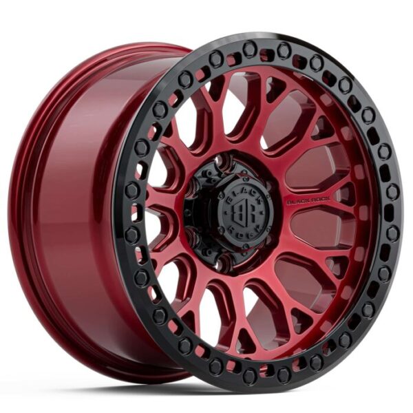 Black Rock Spider ILLUSION RED 17x9 6x139.7 12PP