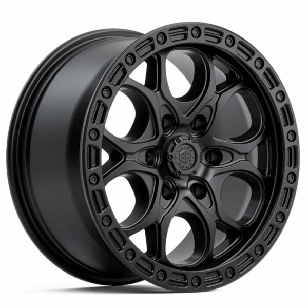 Black Rock Bolt SATIN BLACK 17x8.5 5x150 35PP