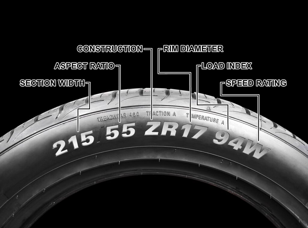 blog about understanding the markings on your tyres