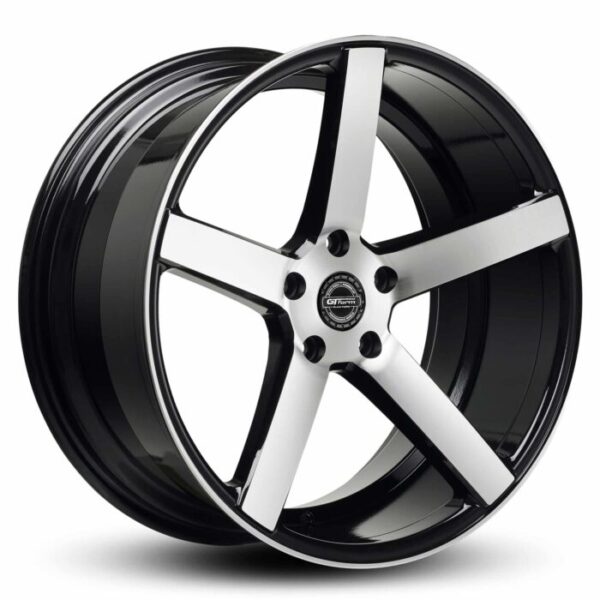 GT Form Titan GLOSS BLACK 20x8.5 5x120 35PP