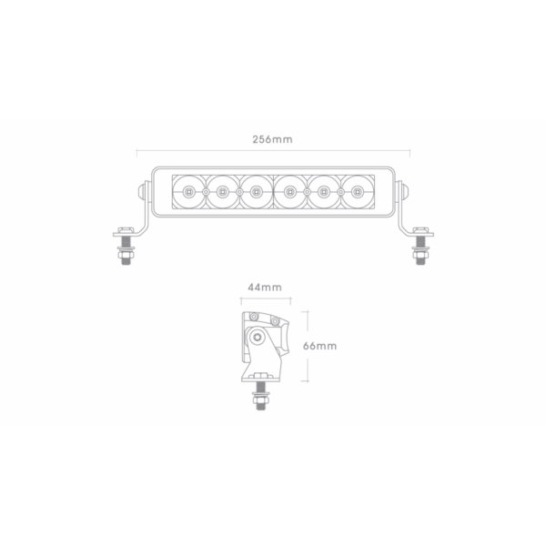 Big Red 12/24V 10In 1800L Led Light Bar - Image 3
