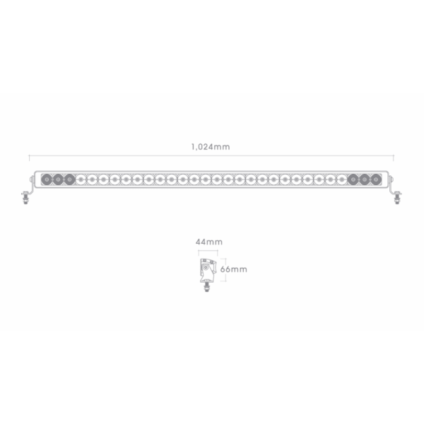 Big Red 12/24V 40In 9000L Led Light Bar - Image 3