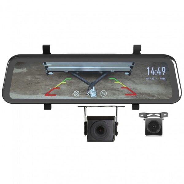 Gator 9In Touch Screen Hd Mirror Display 1080P Hd Dual Camera Kit