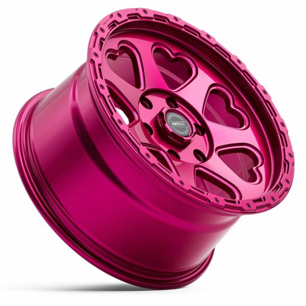 GT Form Hearts SUV Hot Pink 17x9 6x139.7 ET20 - Image 2