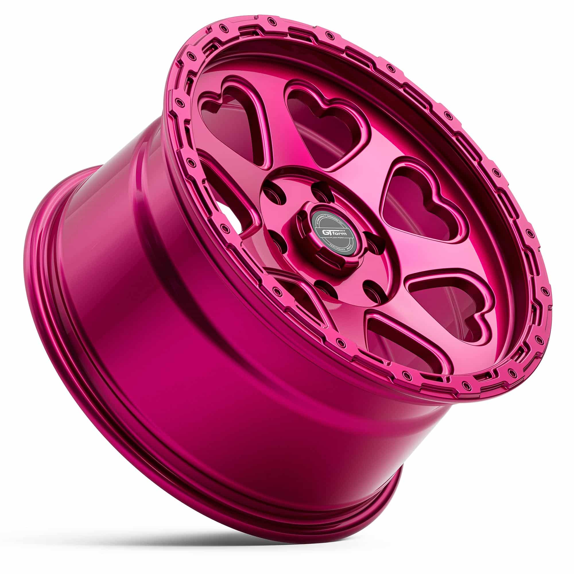 GT Form Hearts SUV Hot Pink 17x9 5x127 ET20 - Image 2