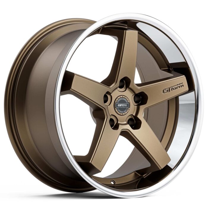 GT Form Legacy Matte Bronze Chrome Lip 20x8.5 5x120 ET30