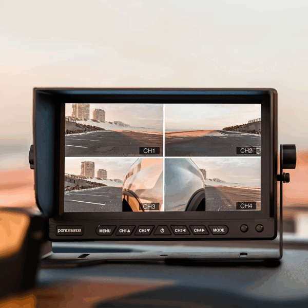 Parkmate PM-74AHDMPK 7.0 Multi-Channel AHD Monitor with 4 Camera Input & Display Pack - Image 2