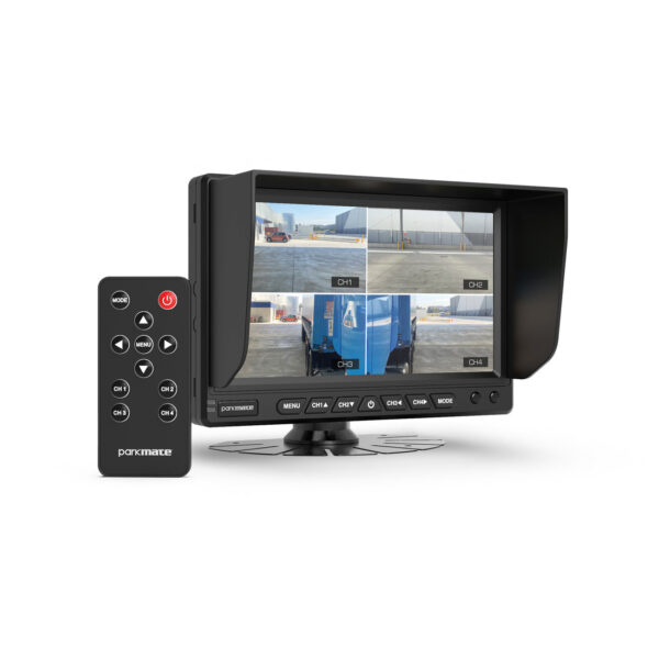 Parkmate PM-74AHDMPK 7.0 Multi-Channel AHD Monitor with 4 Camera Input & Display Pack