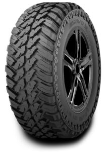Arivo Lion Back N39 M/T 235/85R16 116Q mud terrain tyre with aggressive pyramid tread pattern, reinforced shoulder, and stone-ejection grooves.