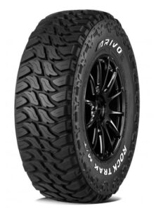 Arivo Rock Trak M/T 265/70R17 118Q mud terrain off-road tyre with shark block tread design, deep grooves, and strong traction