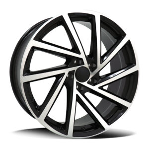 Replica Vw 1361 BLACK POLISH 18x8 5x112 45P