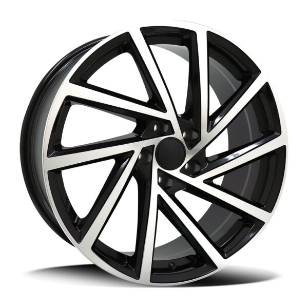 Replica Vw 1361 BLACK POLISH 18x8 5x112 45P