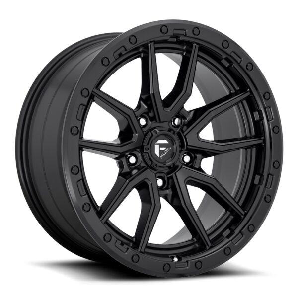 Fuel D679 | Rebel (5 Stud) MATTE BLACK 18x9 5x127 1P