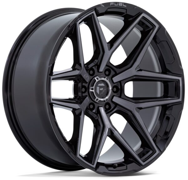Fuel FC854 | Flux GLOSS BLACK 22x10 6x135 -135P