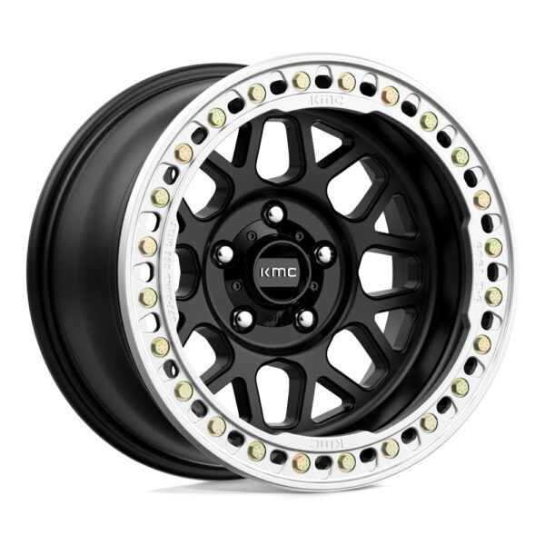 KMC KM235 | Grenade Crawl-Beadlock SATIN BLACK 17x8.5 6x139 0P