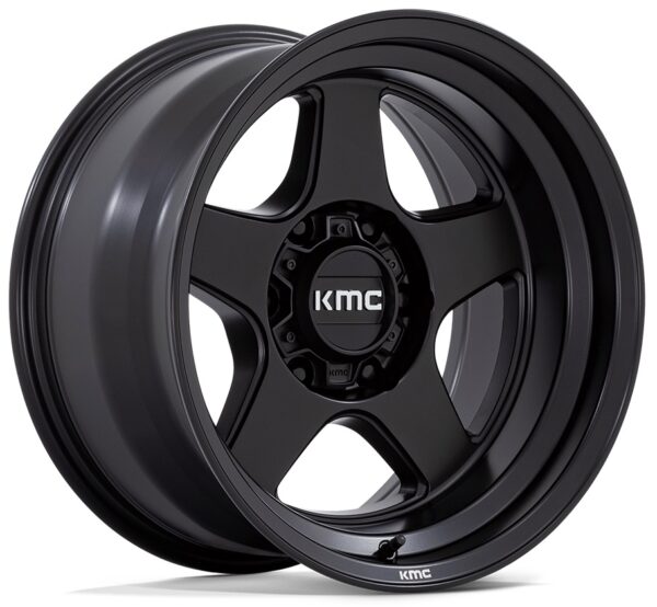 KMC KM728 | Lobo MATTE BLACK 17x8.5 6x139 18P