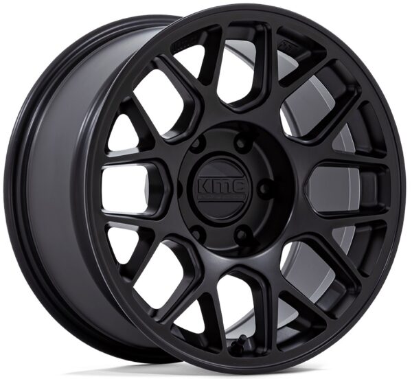 KMC KM730 | Hatchet MATTE BLACK 17x8.5 6x139 25P