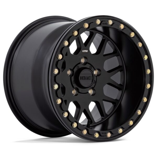 KMC KS235 | Grenade-Utv Beadlock SATIN BLACK 15x6 4x156 38P
