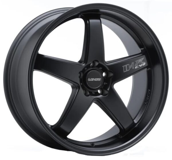 Lenso D1R | Evo SATIN BLACK 20x8.5 5x114 20P