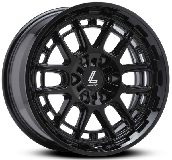 Lenso Hurricane GLOSS BLACK 18x9 6x139 12P