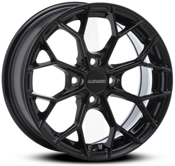 Lenso J1B | Jager GLOSS BLACK 15x7 4x100 35P
