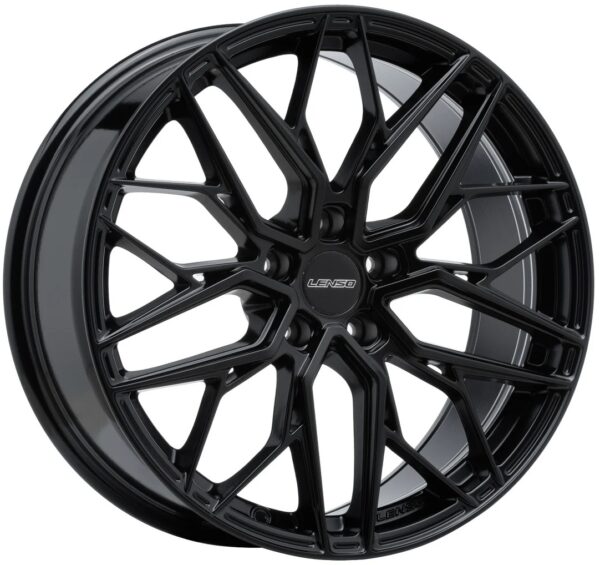 Lenso Jager | Ventus 6-STUD GLOSS BLACK 18×9 6×139 40P