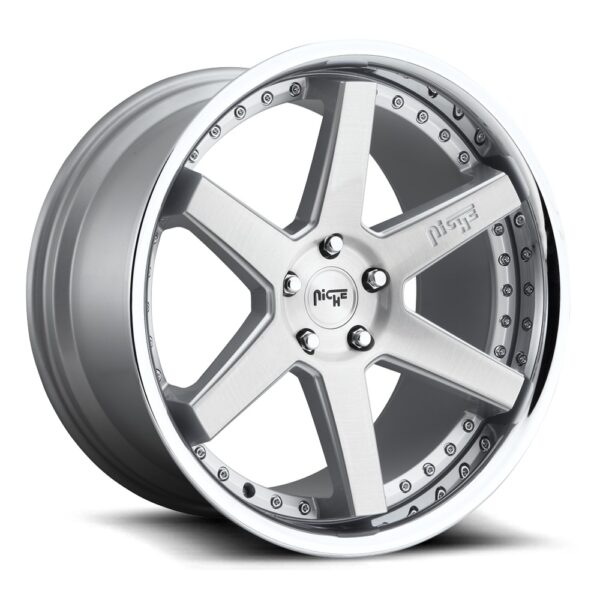 Niche M193 | Altair SILVER BRUSH 20x9 5x114 35P