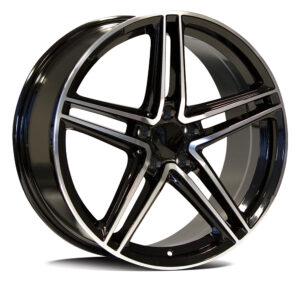 Replica Mercedes 5619 | Amg GT BLACK POLISH 19x9.5 5x112 48P