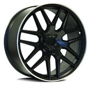 Replica Mercedes 7132 | Eris SATIN BLACK 22x10 5x130 35P