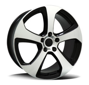 Replica Vw 5459 | GTI-14 BLACK MACHINED 18x8 5x112 45P