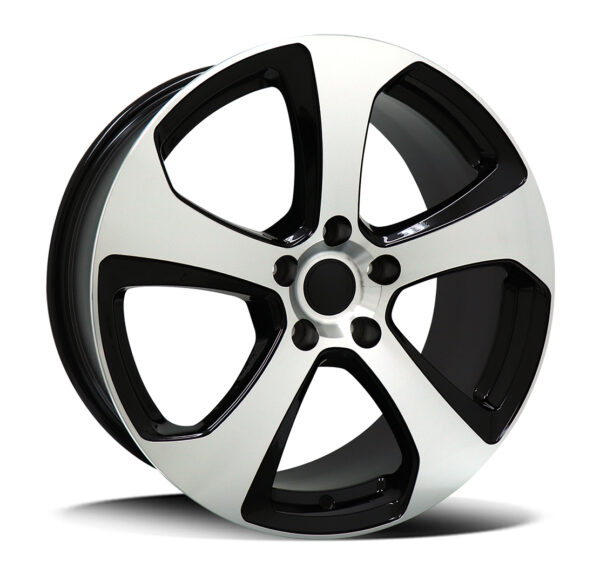 Replica Vw 5459 | GTI-14 BLACK MACHINED 18x8 5x112 45P