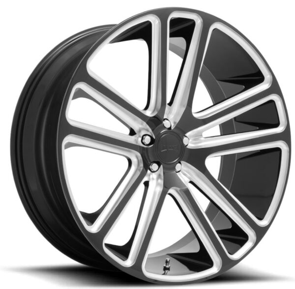 Dub S255 | Flex GLOSSY BLACK 22x9.5 6x139 25P